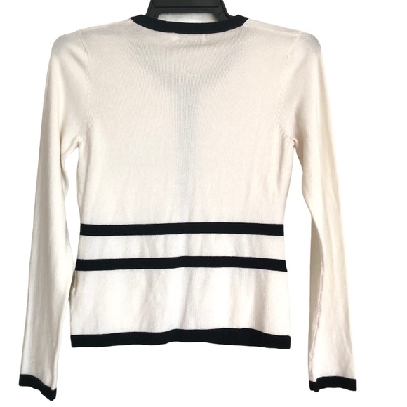 FACE OFF Cardigan Sz S Pearl Buttons - Picture 3 of 8